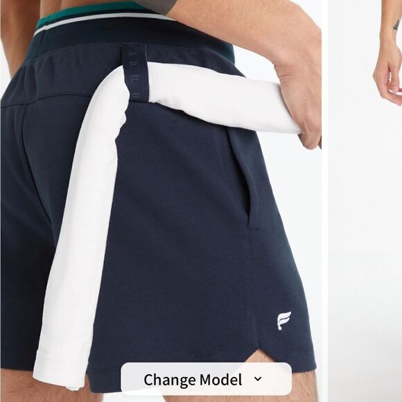 Fabletics The Lafayette Shorts size M NWT classic navy perfect for training - Picture 2 of 11